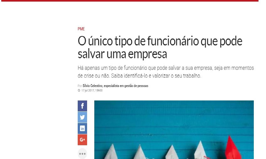 O único tipo de funcionário que pode salvar uma empresa